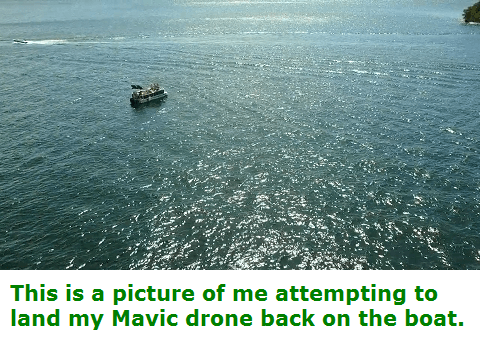 how to land a drone on a boat