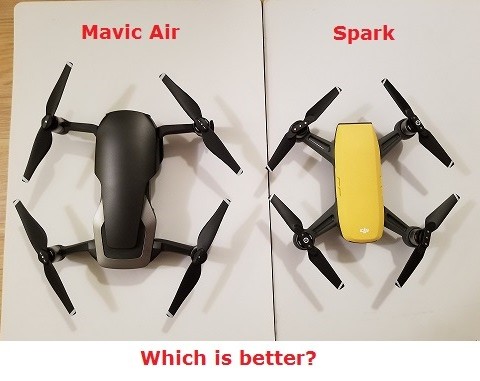 Mavic Air vs DJI Spark. There’s Only One Obvious Choice…