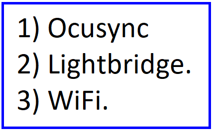 ocusync vs lightbridge vs wifi