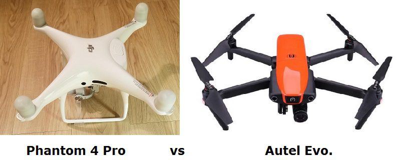 phantom 4 pro vs autel evo